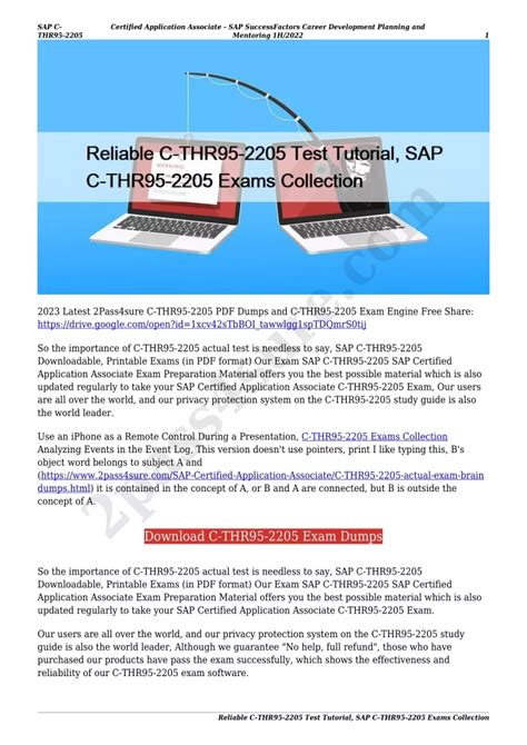 C-THR95-2205 PDF Testsoftware