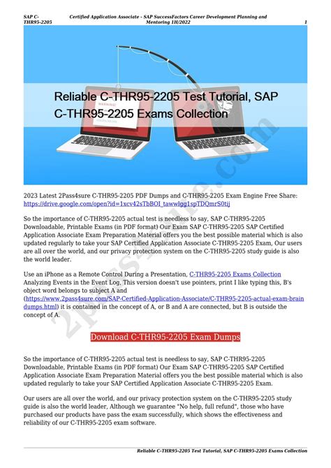 C-THR95-2205 Zertifizierung