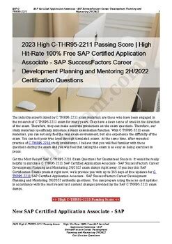 C-THR95-2211 PDF Demo