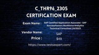 C-THR96-2305 Prüfungsvorbereitung