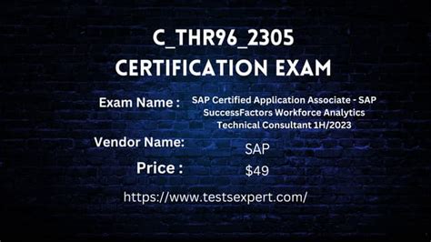 C-THR96-2305 Training Online