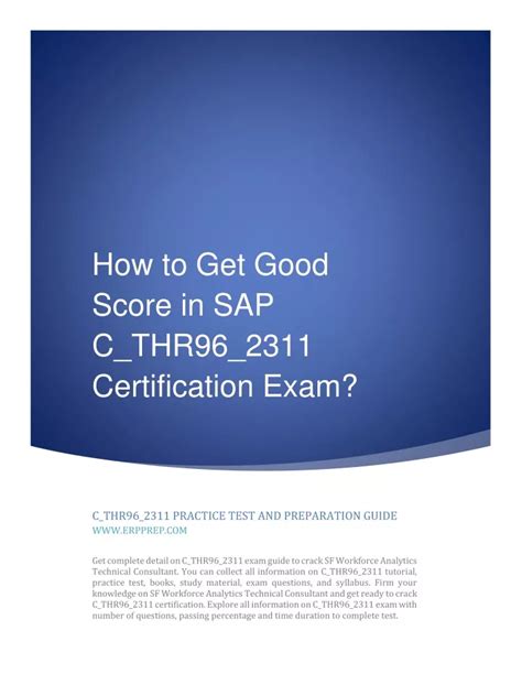 C-THR96-2311 Exam