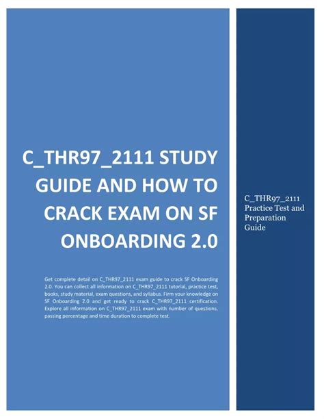 C-THR97-2105 Latest Exam Experience