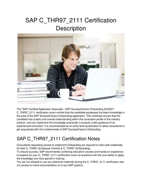 C-THR97-2105 Zertifizierungsprüfung