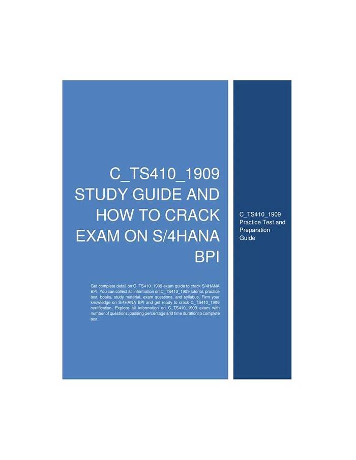 Valid C-TS410-1909 Exam Review