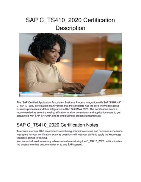C-TS410-2020 Hottest Certification