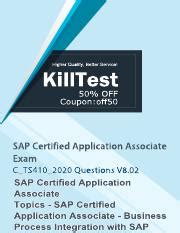 C-TS410-2020 PDF Testsoftware