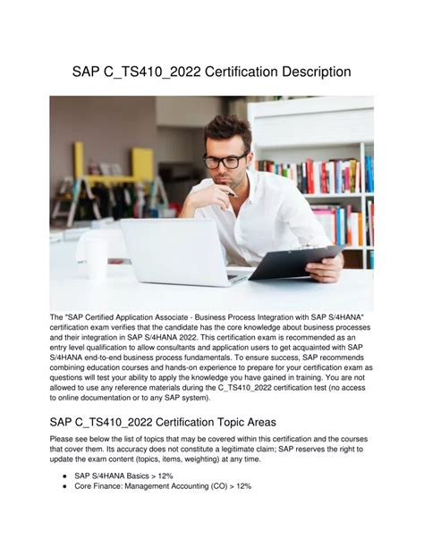 C-TS410-2022 Related Certifications