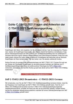 C-TS412-2021 Deutsch Prüfungsfragen