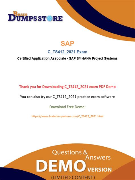 C-TS412-2021 PDF Demo