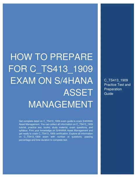 C-TS413-1909 Cert Exam