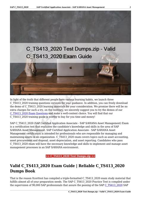 C-TS413-2020 Exam