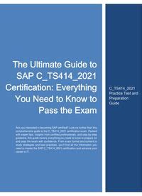 C-TS414-2021 PDF Demo