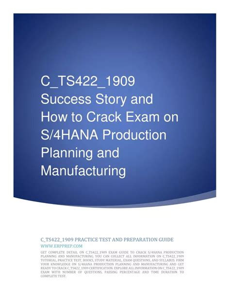 C-TS422-1909 Vorbereitung