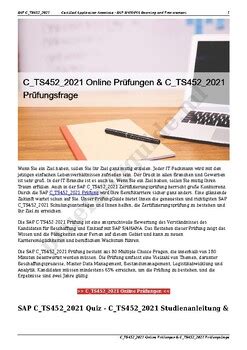 C-TS452-2021-Deutsch Online Prüfung