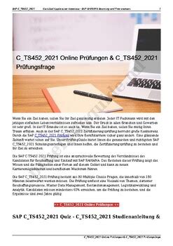 C-TS452-2021-Deutsch Prüfungen