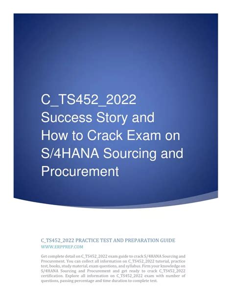 C-TS452-2022 Vorbereitung