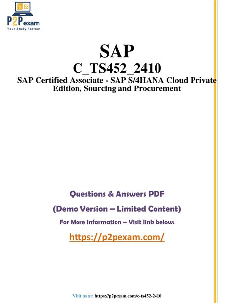 C-TS452-2410 PDF Demo