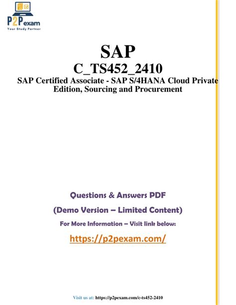 C-TS452-2410-German PDF Testsoftware