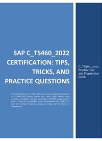 C-TS460-2022 Zertifizierungsprüfung