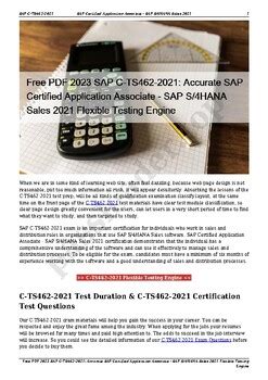 C-TS462-2023 Online Prüfung