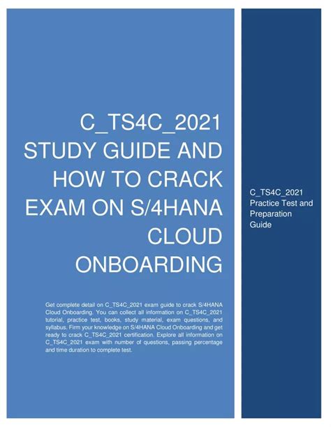 C-TS4C-2021 Prüfungs Guide