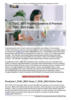 C-TS4C-2023 Vorbereitungsfragen