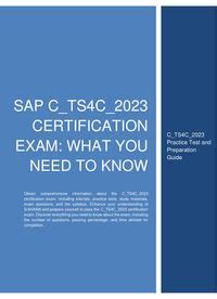 C-TS4C-2023 Zertifizierungsprüfung