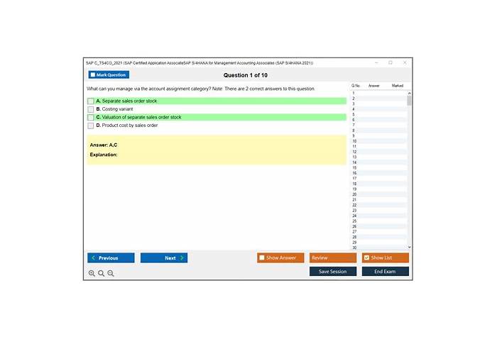 C-TS4CO-2021 Testdump