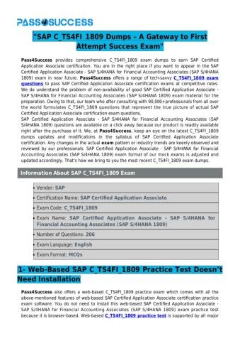 C-TS4FI-2020 PDF Demo