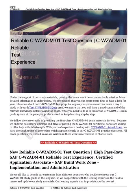 C-WZADM-01 Online Test
