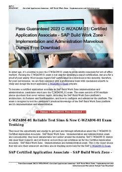 C-WZADM-01 Zertifizierung