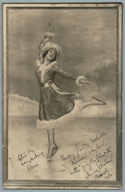 C.1930, ICE SKATER IRVING BROKAW, SIGNED AUTOGRAPH, PHOTO …