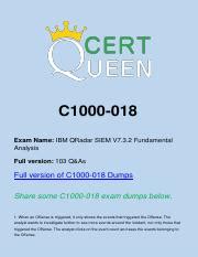 C1000-018 Zertifikatsfragen