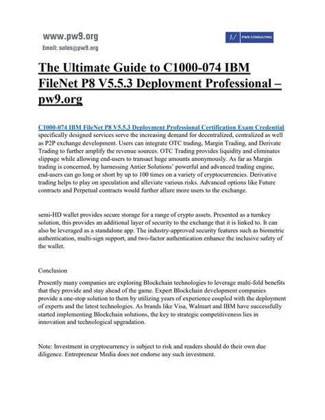C1000-074 Prüfungs Guide