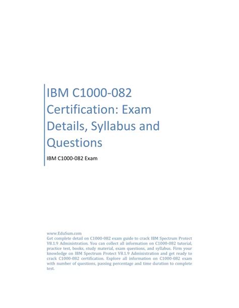 C1000-082 Exam Fragen