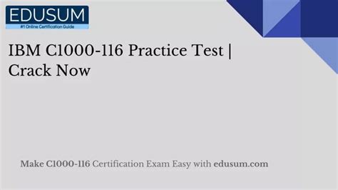 C1000-116 Online Test