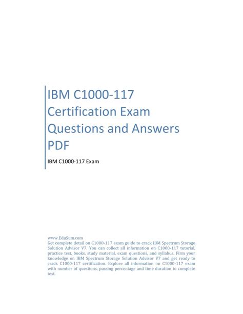 C1000-117 Valid Exam Blueprint