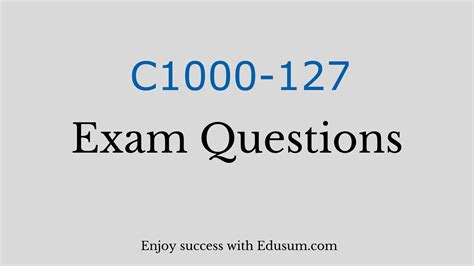 C1000-127 Examengine