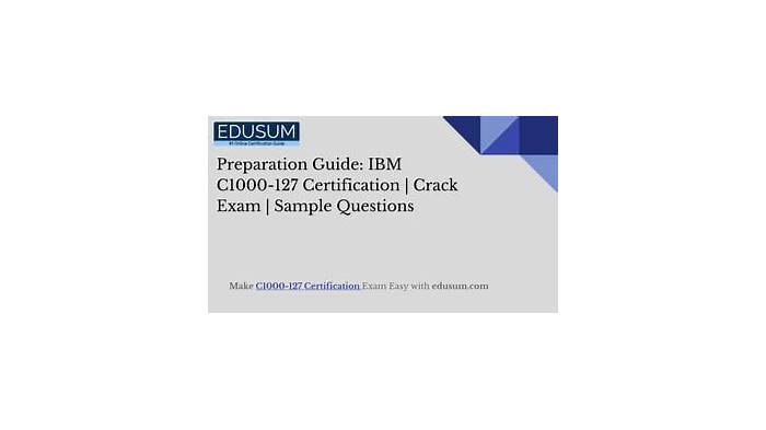 IBM C1000-031 Real Exam Questions