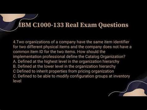 C1000-133 Echte Fragen