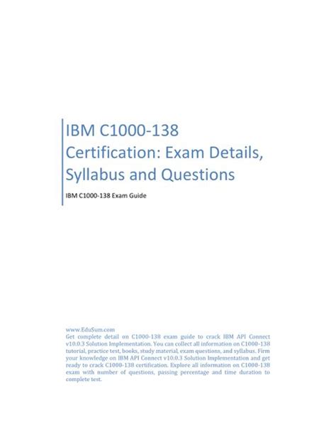 C1000-138 PDF