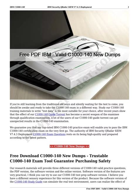 C1000-140 PDF Demo