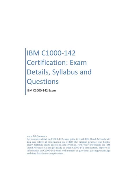 C1000-142 Zertifikatsfragen