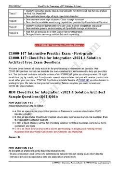 C1000-147 Online Praxisprüfung