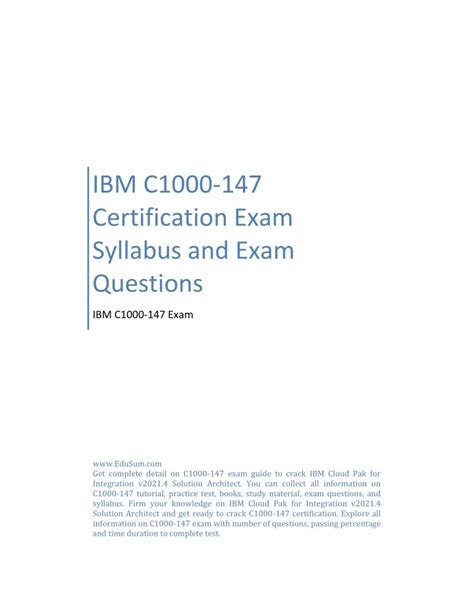 C1000-147 PDF Testsoftware
