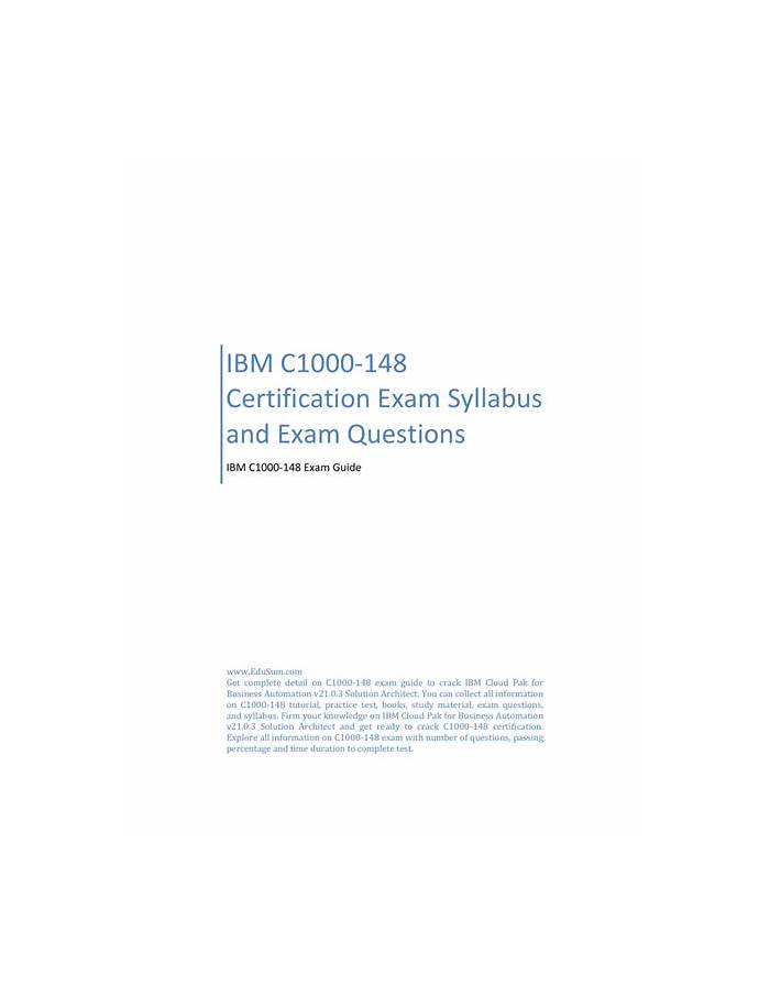 IBM C1000-031 Real Exam Questions