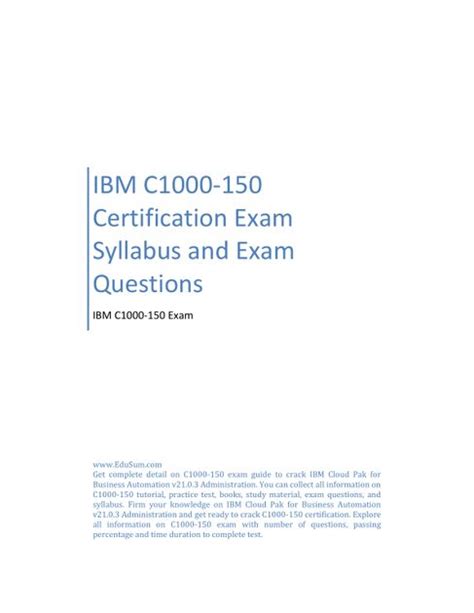 C1000-150 PDF