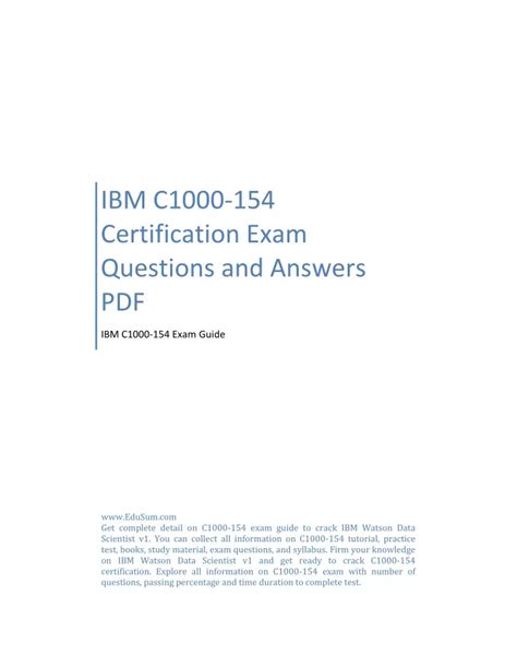 C1000-154 Exam