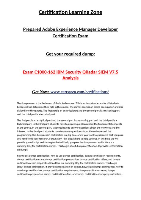 C1000-162 Zertifizierung